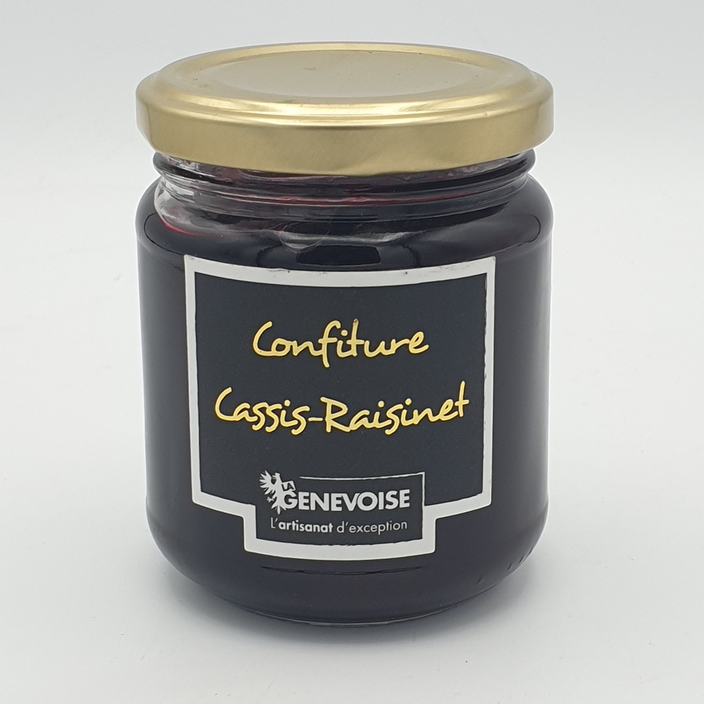 La Genevoise - Confiture de Cassis-Raisinet - 250gr