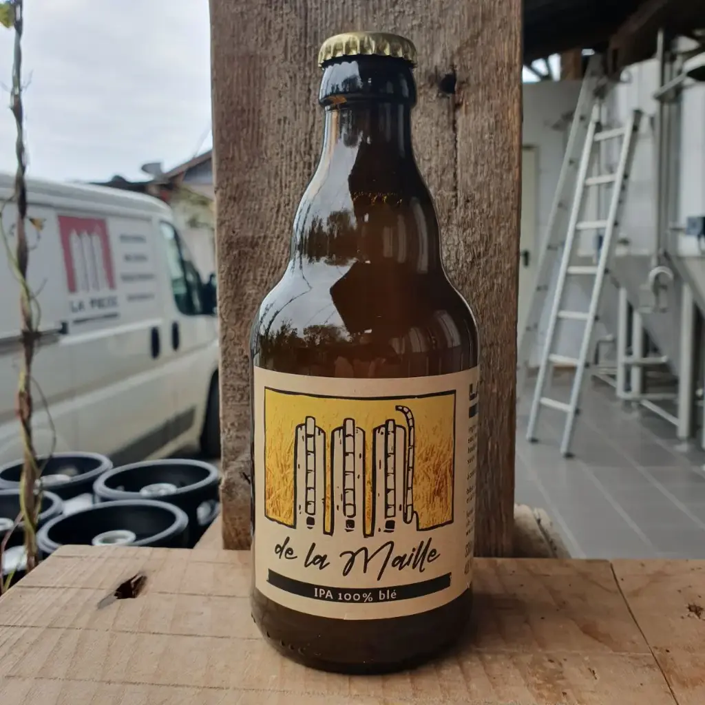 Brasserie de la Pièce - DE LA MAILLE IPA de blé 33 cl 4.8% vol.