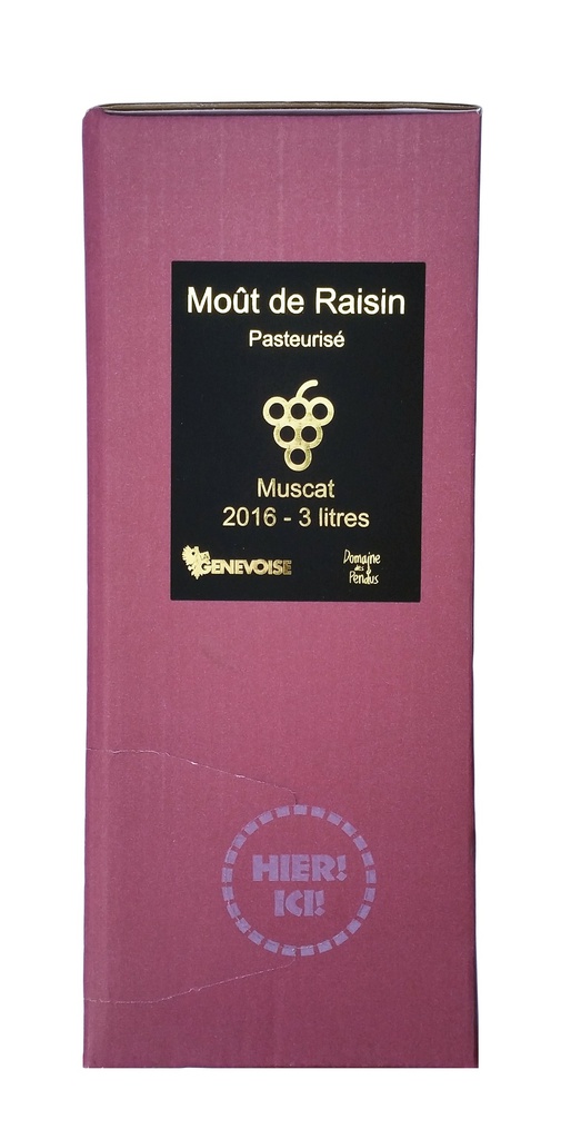 La Genevoise - Moût Muscat 3l GRTA