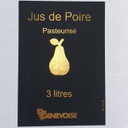 La Genevoise - Jus de Poire 3L