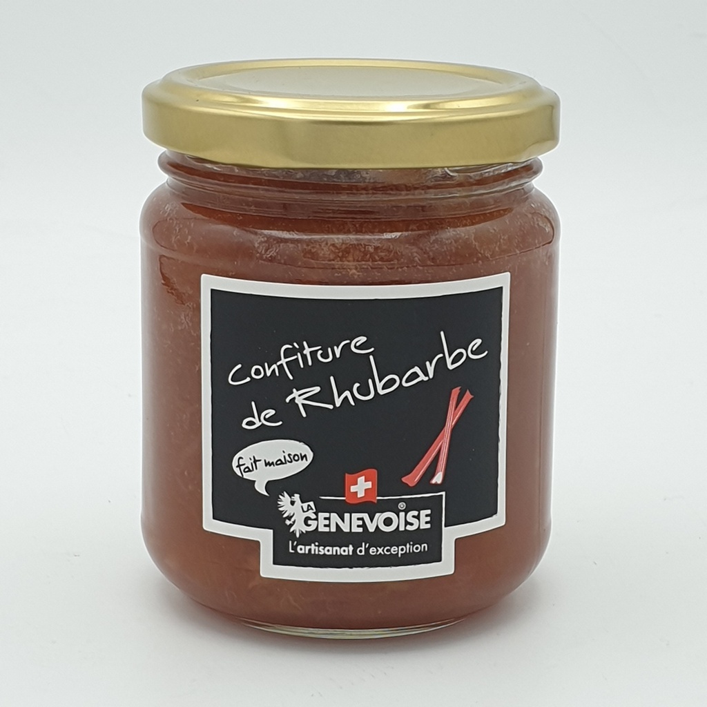 La Genevoise - Confiture de Rhubarbe - 250gr