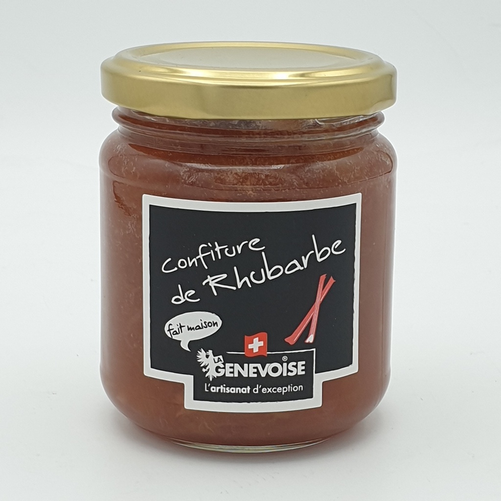 La Genevoise - Confiture de Rhubarbe - GRTA - 450gr