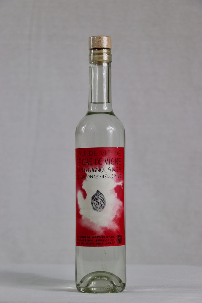 Dist. Sac. d'Arve - Eau-de-Vie de Pêche de Vigne 50cl