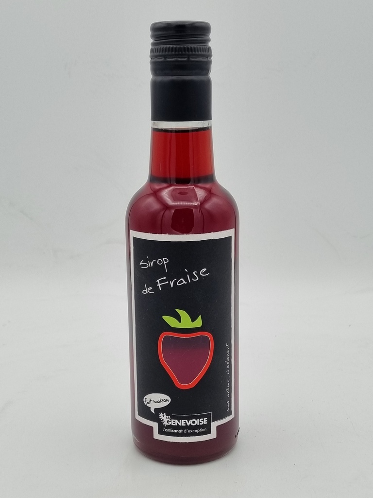 La Genevoise - Sirop de Fraise GRTA 25cl