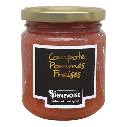 La Genevoise - Compote Fraise-Pomme 220gr